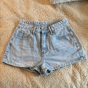 High Waisted Jean Shorts